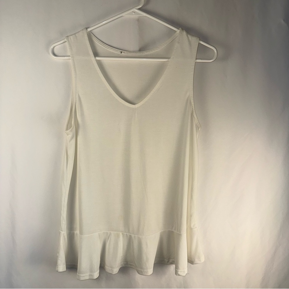 White dressy shirt. Size medium